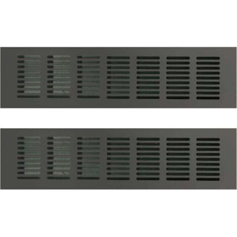 Pair Rechteckiges Lüftungsgitter, Rechteckige Luftöffnung, Luftauslass, Rechteckiges Lüftungsgitter, Rechteckige Luftöffnung Für Optimale Belüftung 80 × 300 Mm, 2 Stück