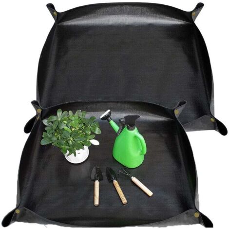 Pair Wasserdichte Pflanzmatte Für Zimmerpflanzen, 2-teiliges Set, Wasserdichte Gartenmatte, Faltbare Pflanzmatte Für Blumen, Zum Umtopfen Von Sukkulenten, Zimmerpflanzenpflege
