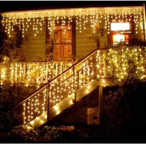 Pair 96 Led-lichterketten, Lichtervorhänge Für Den Innen- Und Außenbereich, Perfekt Für Karnevalspartys Und Dekorationen.