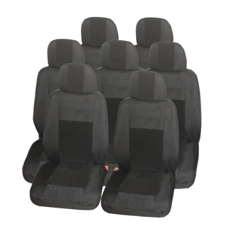 Sitzbezüge Für Vw Touran, Sharan, Ford Galaxy, Citroën C8, Peugeot 307sw, Citroën C4, Peugeot 806, 807, Lancia Phedra – Schwarz