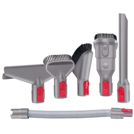 Pair 6-teiliges Ersatzteilset Für Dyson Bürste & Verlängerungsschlauch, Dyson Staubsauger-ersatzteilset V7 V8 V10 V11 V15, Perfekte Passform Und Starke Saugkraft