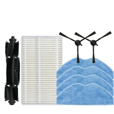 Pair Compatible Avec 360 S8 S8 Plus 2s Robot Aspirateur Rouleau Brosse Latérale Filtre Ensemble De Sacs À Poussière,style 1