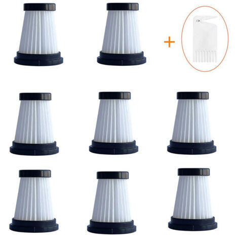 Pair Lot De Filtres Hepa De Rechange Pour Aspirateur Sans Fil – Compatible Moosoo K12 K12 Pro K13, Genius Invictus One, Foxnovo 13kpa，8pcs