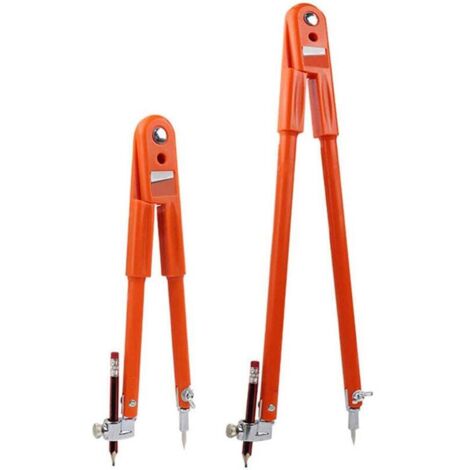 Pair Set Aus 2 Professionellen Holzbearbeitungszirkeln, Verstellbarer Teiler Mit Großem Durchmesser Zum Markieren Und Geometrischen Anzeichnen, Präzisionsbleistift Für Die Holzbearbeitung.