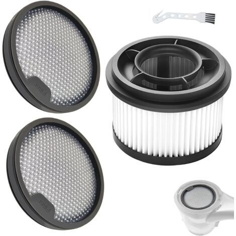 Pair Accessoires D'Aspirateur 4 Pièces, Adaptés Aux Aspirateurs T10/t20/t30/v12s/v16s/g9/g10, Avec 2 Filtres + 1 Filtre + 1 Brosse De Nettoyage