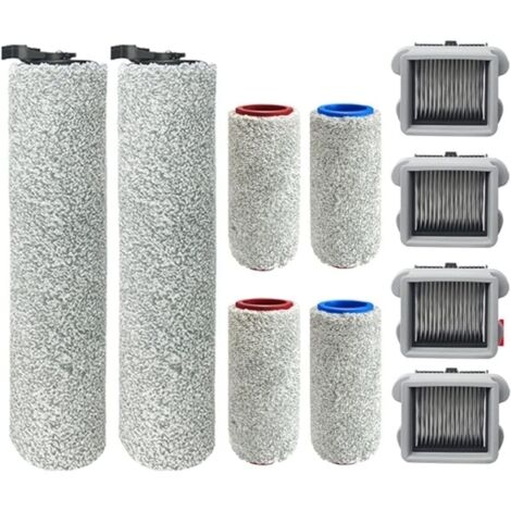 Pair Pièces D'Aspirateur Compatibles Avec Les Accessoires Dyad U10 Compatibles Avec L'Aspirateur Robot Xiaomi Wd1s1a Brosse À Rouleau Pour Sol Filtre Hepa Lavable Pièces