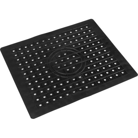 Pair Spülbeckenmatte, Spülbeckenmatte, Schwarze Tpr-spülbeckenmatte, Zuschneidbare, Rutschfeste Wasserfiltermatte Für Bad Und Küche (12,4 × 10,4 Zoll)