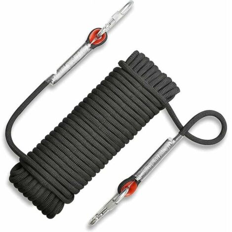 Pair 20 M Langes Sicherheitsseil Für Outdoor-klettertouren, Reißfestes Bergsteiger-rettungsseil, 10 Mm Seildurchmesser Für Wanderungen