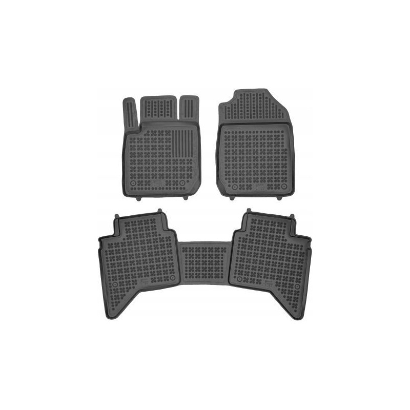 Gummifußmatten Für Isuzu D-max Iii (2020+) - 4-türig, Doppelkabine - Wannenformat