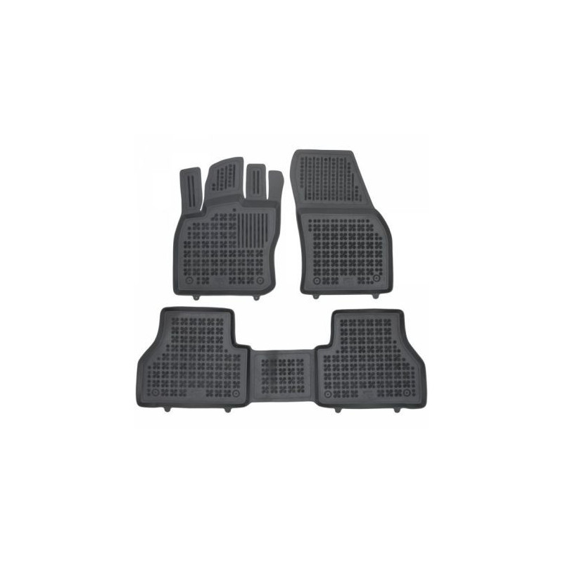 Gummifußmatten Für Vw Caddy (ab 2021) / Ford Connect Iii / Grand Tourneo Connect Iii (ab 2022) - 5 Sitze - Wannen-form
