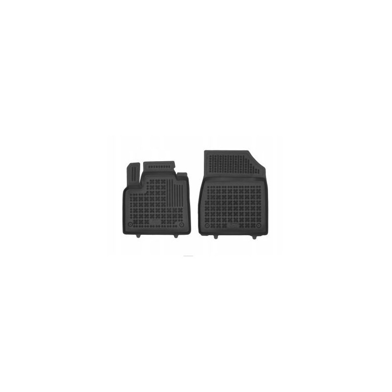 Gummifußmatten Für Mercedes Citan W420 (2022+) / Nissan Townstar (2022+) / Renault Kangoo Iii (2021+) - 2 Stück Vorne (annahme: