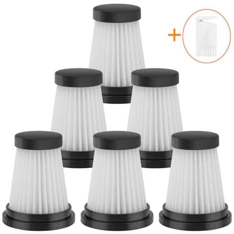 Pair 6er-pack Ersatz-hepa-filter Für Akku-staubsauger, Passend Für Moosoo K12, K12 Pro, K13, Genius Invictus One 1.0, X7/2.0 Und Foxnovo 13kpa (filterzubehör)