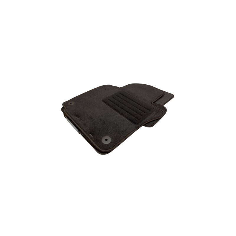Velours-fußmatten Für Vw Golf 5/6/jetta (2005–2011) Mit Runden Clips