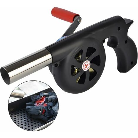 Pair Manueller Grilllüfter, Geeignet Für Grillen Im Freien, Kamin Und Camping