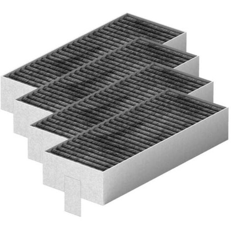 Pair 4er-pack Aktivkohlefilter Für Siemens Hz9vrcr0 Dunstabzugshauben – Kompatibel Mit Bosch, Neff, Gaggenau – Größe 193 X 75 X 35 Mm – Einfacher Austausch