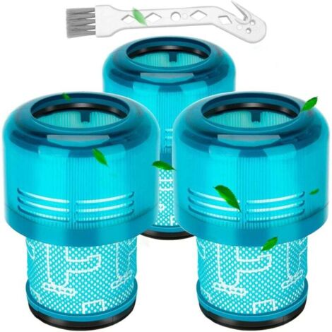 Pair Filter Für Dyson V15, 3er-pack Ersatzfilter Für Dyson V11, V15, Sv14, Sv17, Sv22 Detect Animal Absolute Extra Pro Torque Drive Motorhead Staubsauger, Ersetzt Dy-970013-02