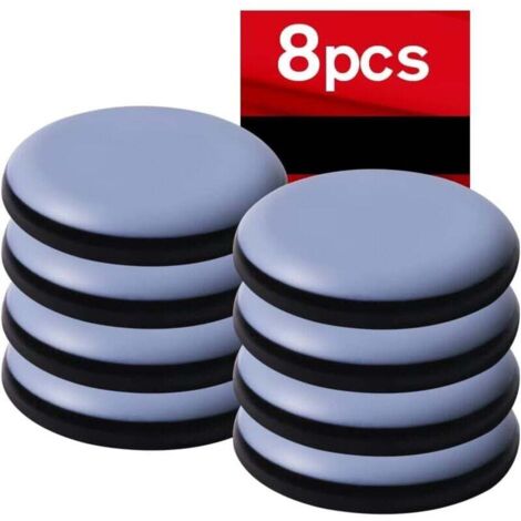 Pair Stück 50 Mm (runde) Teflon-möbelgleiter, Selbstklebende Teflon-möbelgleiter Für Stühle, Sofas, Schreibtische Und Tische