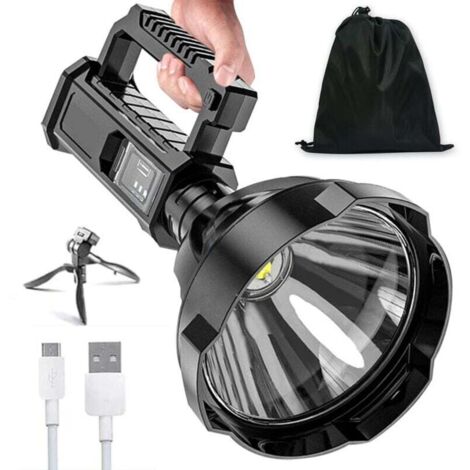 Pair Wiederaufladbare Taschenlampe Mit 200.000 Lumen, 200.000 Lumen Taschenlampe, Hellste Taschenlampe, Hellste Taschenlampe Der Welt, Taschenlampe Mit 200.000 Lumen (groß)