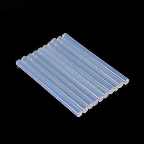 Pair 10 Stück 150 Mm X 7 Mm Heißklebesticks Zum Nachfüllen Für Heißklebepistolen, Transparent, Für Fast Alle Materialien Geeignet