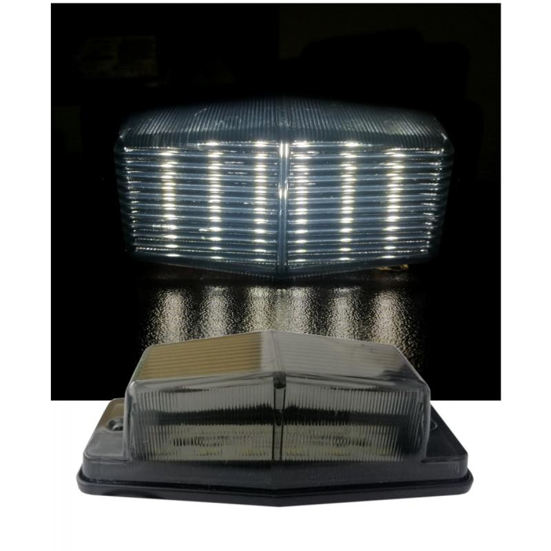 1 Stück Weißes Led-begrenzungslicht Mit Doppelt Getöntem Glas, 12 Leds, 12 V - 24 V