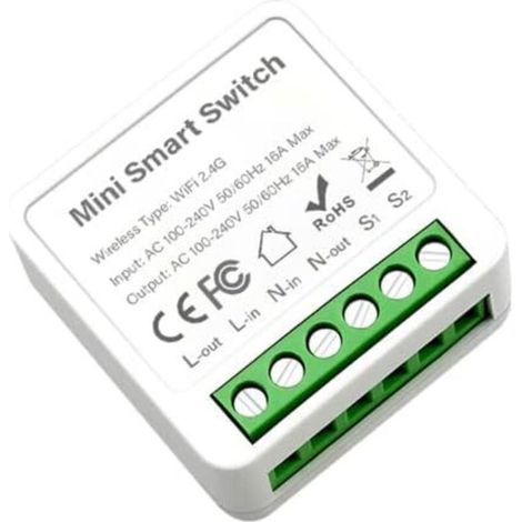 Pair Tuya Mini Smart Wifi Switch, Smart Pass-through Wifi Switch, Versteckte Box