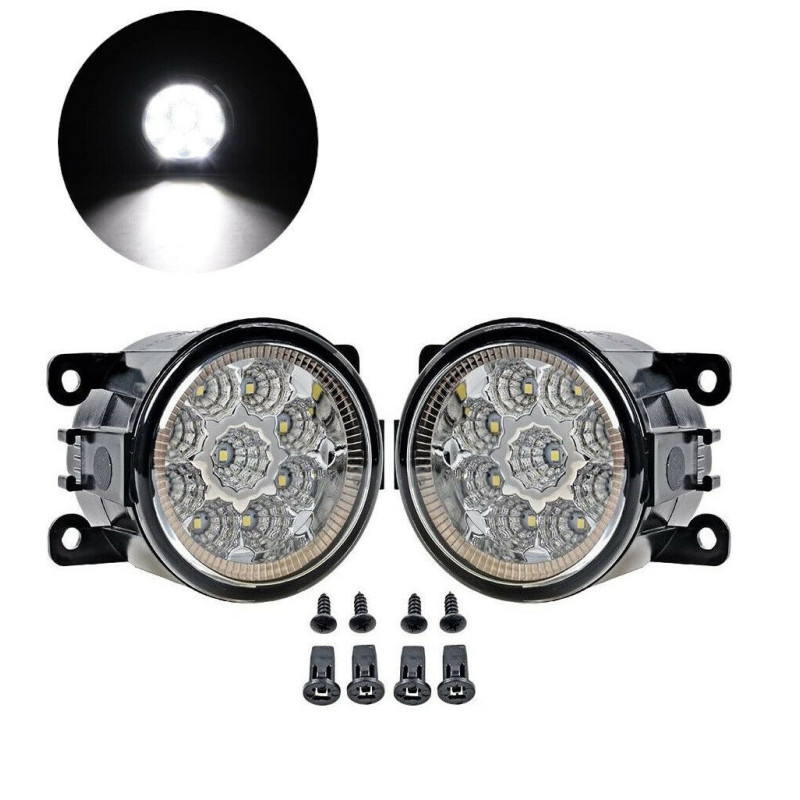 Led-nebelscheinwerfer, Halogen, Weiß Für Ford, Opel, Citroën, Nissan, Renault, Dacia Und Andere.