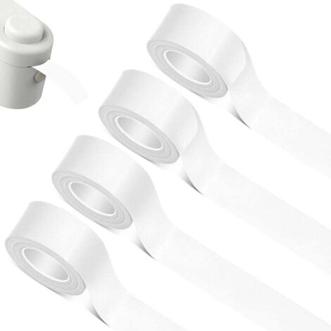 Pair Rollen L1/q1/m1 Selbstklebende Thermotransferetiketten, Wasserfeste Etiketten, Geeignet Für Zuhause, Büro, Schule, Kompatibel Mit L1/q1/m1 Etikettendruckern, 16 Mm X 6 M, (weiß)