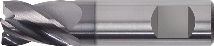 Tecwerk Schaftfräser Wn Typn D.4mm Vhm Tialn 35grad Hb Z.4 Ext.kurz Tecwerk