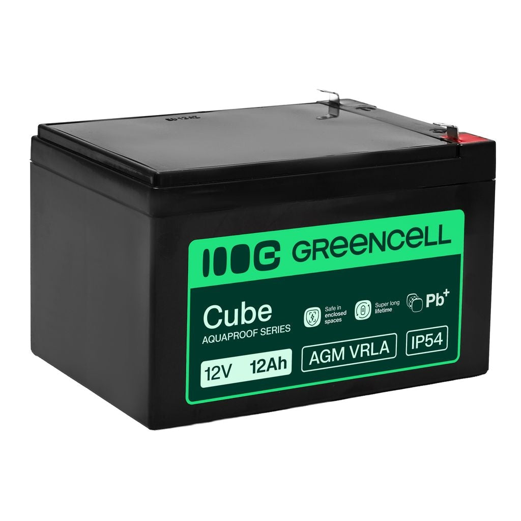 Bateria Green Cell Agm Vrla De 12 V Y 12 Ah Sin Mantenimiento 151 X 985 X 95 Mm 215465546
