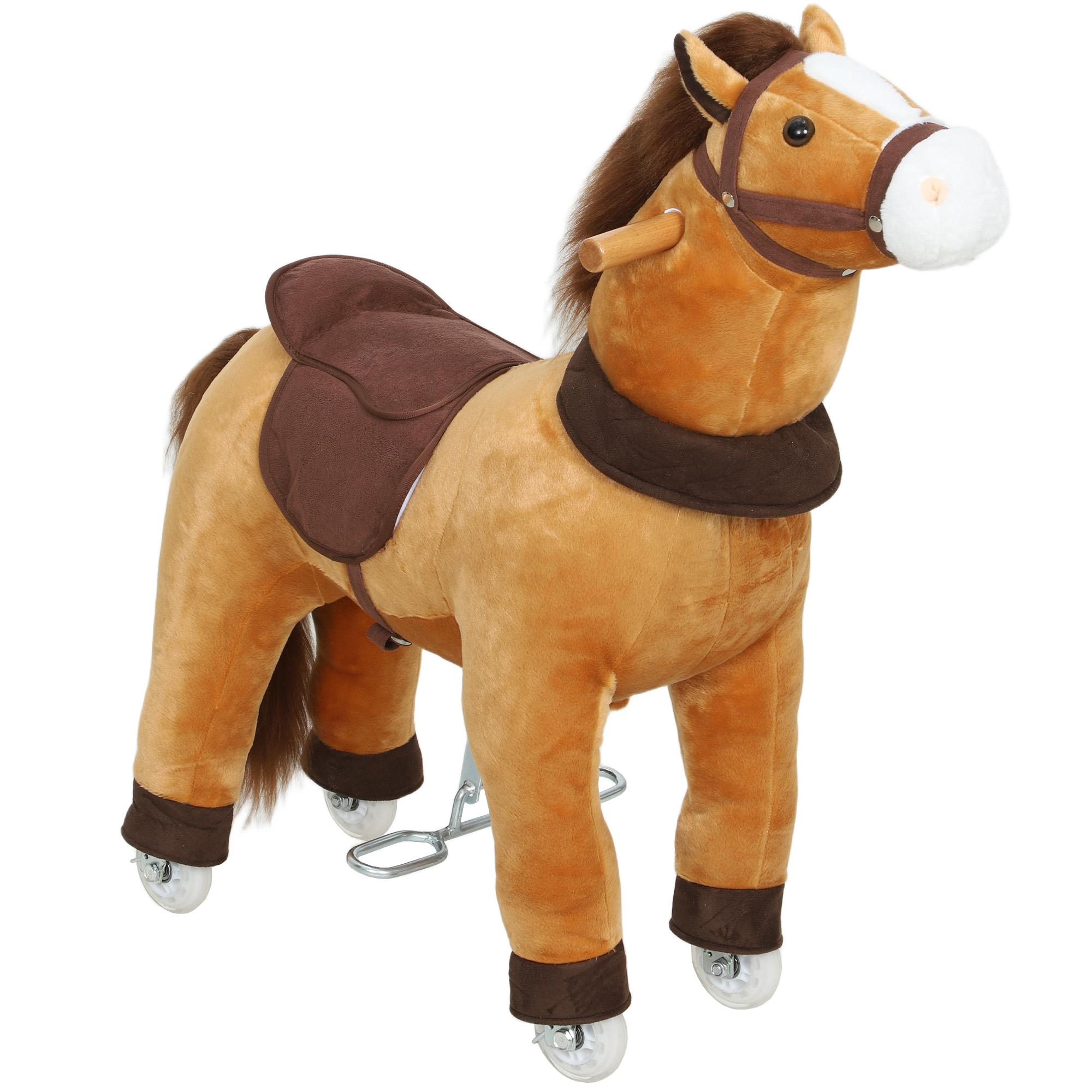 Reitpferd Fur Kinder Weicher Stoff Alter 3 5 Jahre Dunkelbraun 217356529 217356529