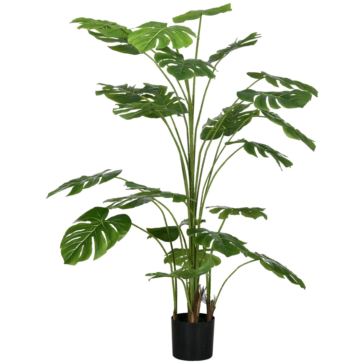 Kunstliche Pflanzen Kunst Monstera Deliciosa 180 Cm Kunstpflanze Mit 24 Zweige Zimmerpflanze Kunstbaum Pflanze Deko Fur Indoor Grun 212946776