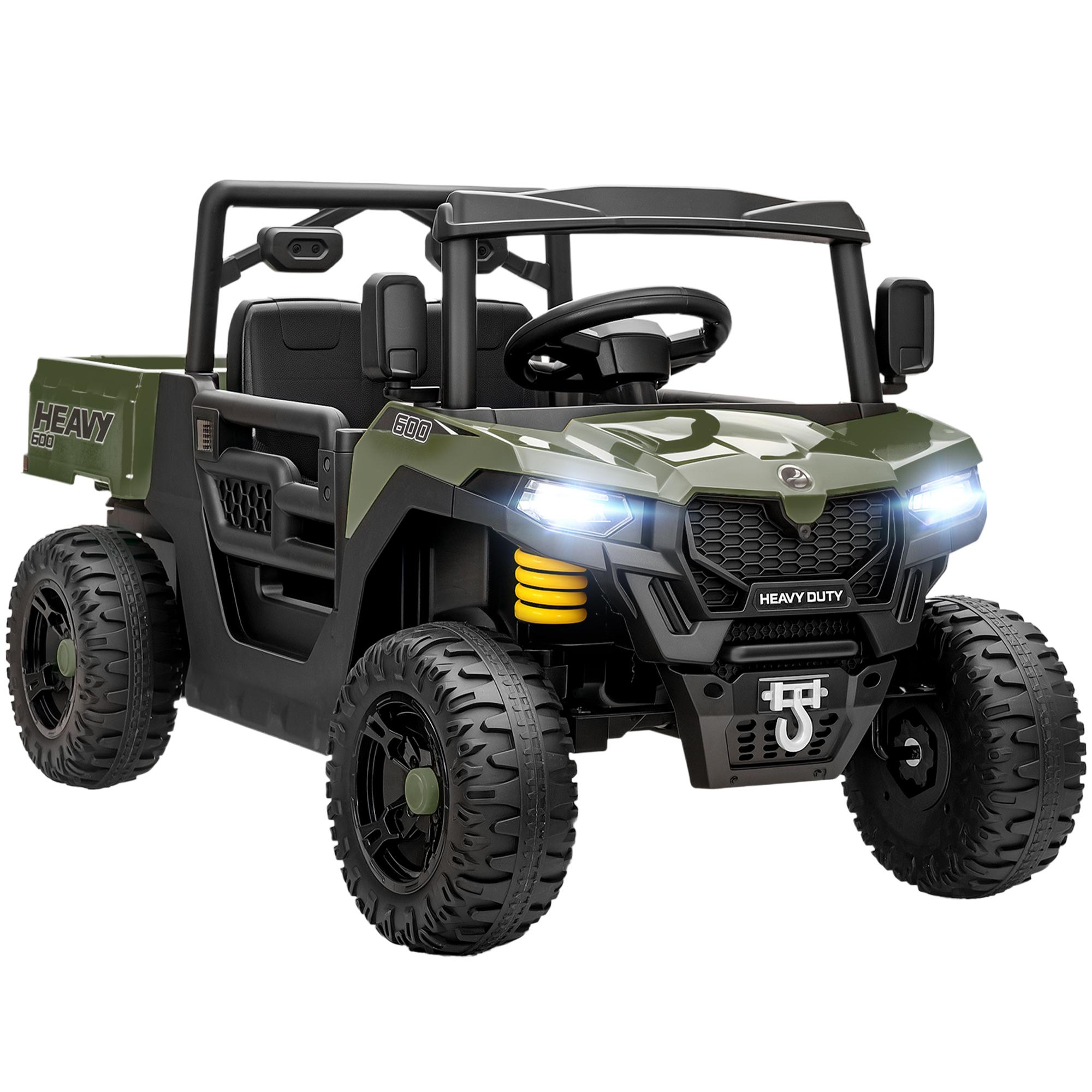 Elektrisches Kinder Utv 2 Motoren Musikfunktion Grun 217356211 217356211