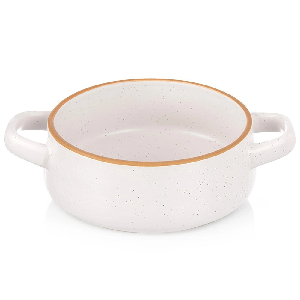 Keramik-suppenschüssel Mit Griffen, 800 Ml, Spülmaschinenfest