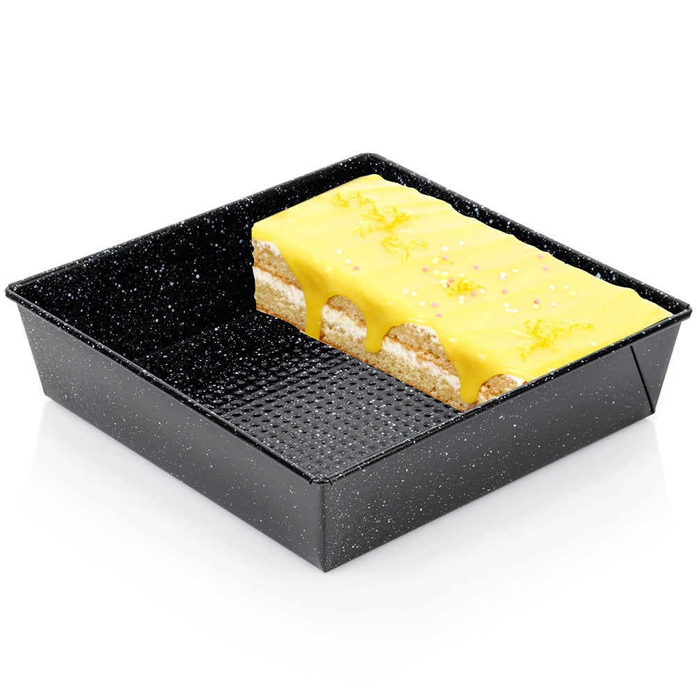 Quadratische Backform Aus Kohlenstoffstahl Antihaftbeschichtet 24 X 24 X 6 Cm 217356219