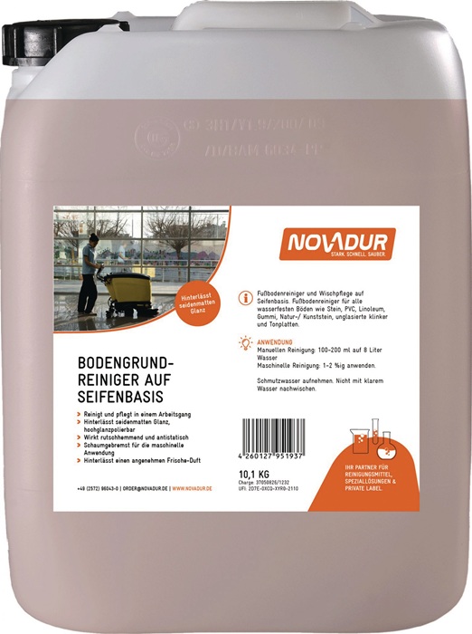 Novadur Bodengrundreiniger Auf Seifenbasis 10,1 Kgkonzentrat Kanister