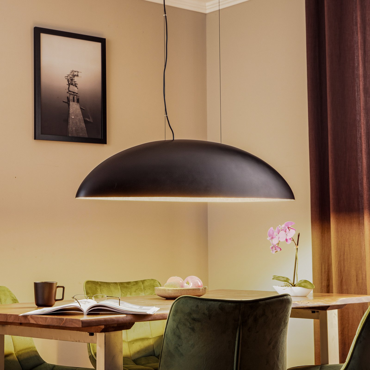 [gebraucht] B-ware Nowodvorski Lighting Hängeleuchte Deckenlampe Pendelleuchte Canoe V Schwarz G422