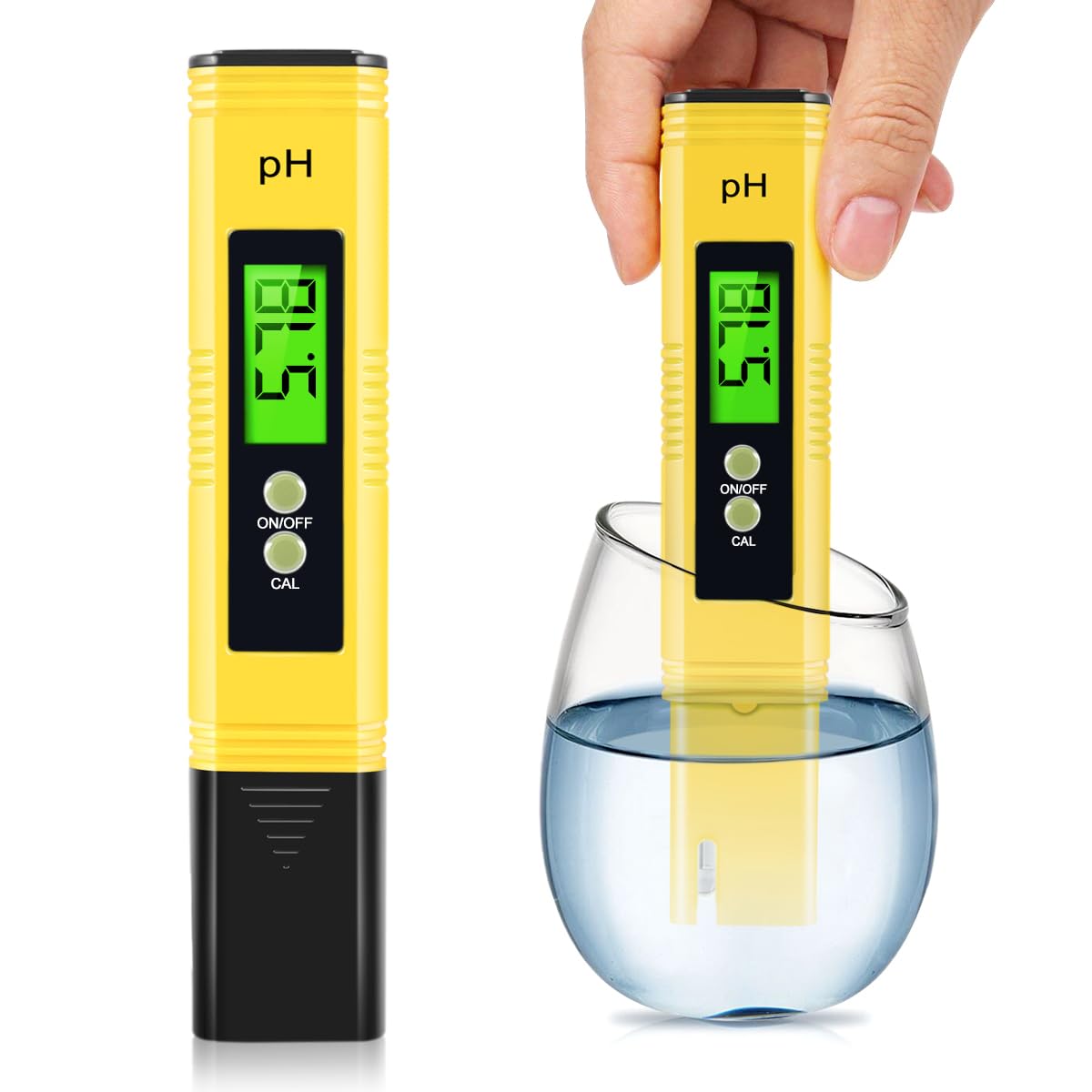Digitales Ph-meter Für Wasser, Hochpräziser Ph-tester (0,01) Mit Einem Messbereich Von 0 Bis 14, Geeignet Für Hydrokultur, Trinkwasser, Schwimmbäder Und Aquarien.