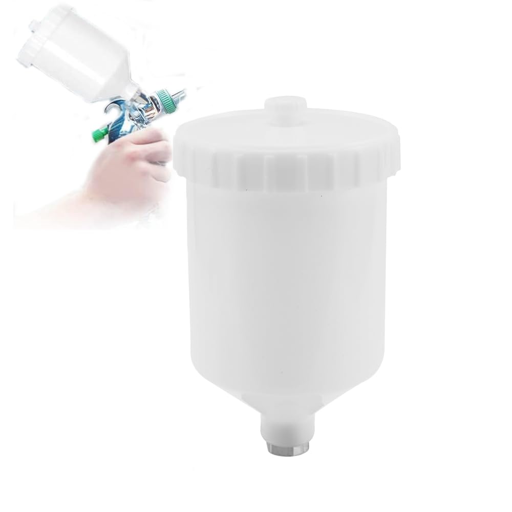 600-ml-farbbecher, 600-ml-farbspritzgerät, Druckluft-sprühgerät, Kunststoff-farbbecher-gewindeanschluss-sprühgerät
