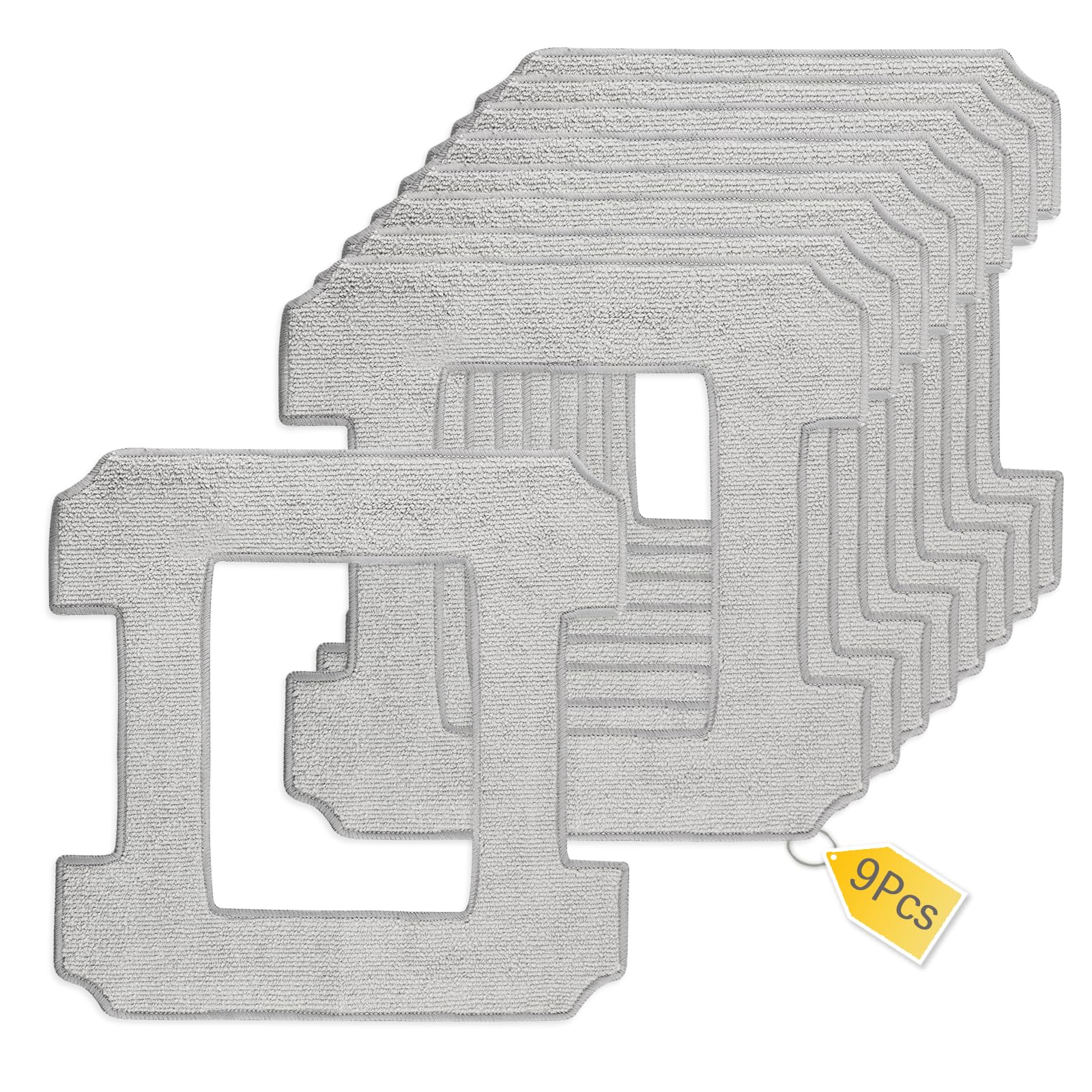 Packung Mit 9 Ersatz-mikrofaser-wischmopppads — (waschbare Reinigungstücher, Speziell Für Fensterreinigungsroboter Entwickelt Reinigt Glas Effektiv Und Entfernt Flecken)