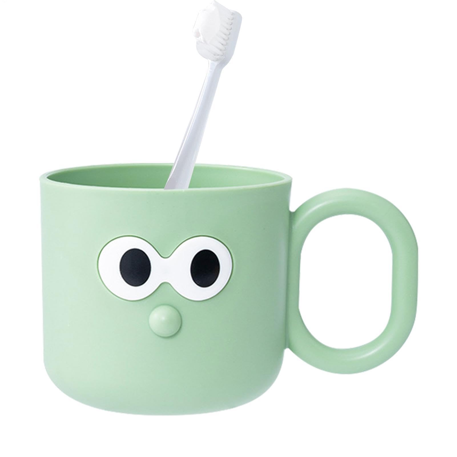 Gurgelbecher Mit Cartoon-motiv – Kippsicherer Zahnbürstenhalter Mundspülbecher Mit Großem Durchmesser Für Männer Und Erwachsene, Badezimmer-aufbewahrungsorganizer