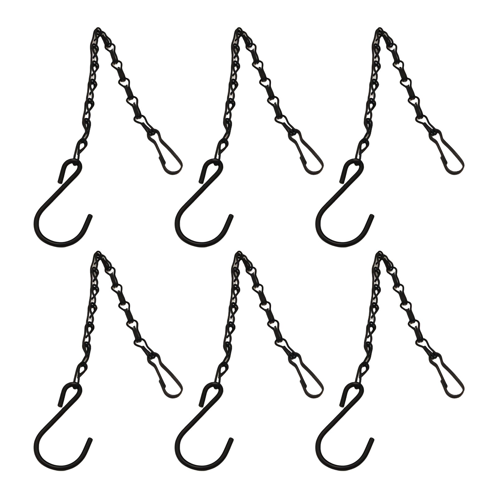 Set Mit 6 X 50 Cm Haken Für Hängesessel – Hängekette Für Blumentöpfe – Gliederkette