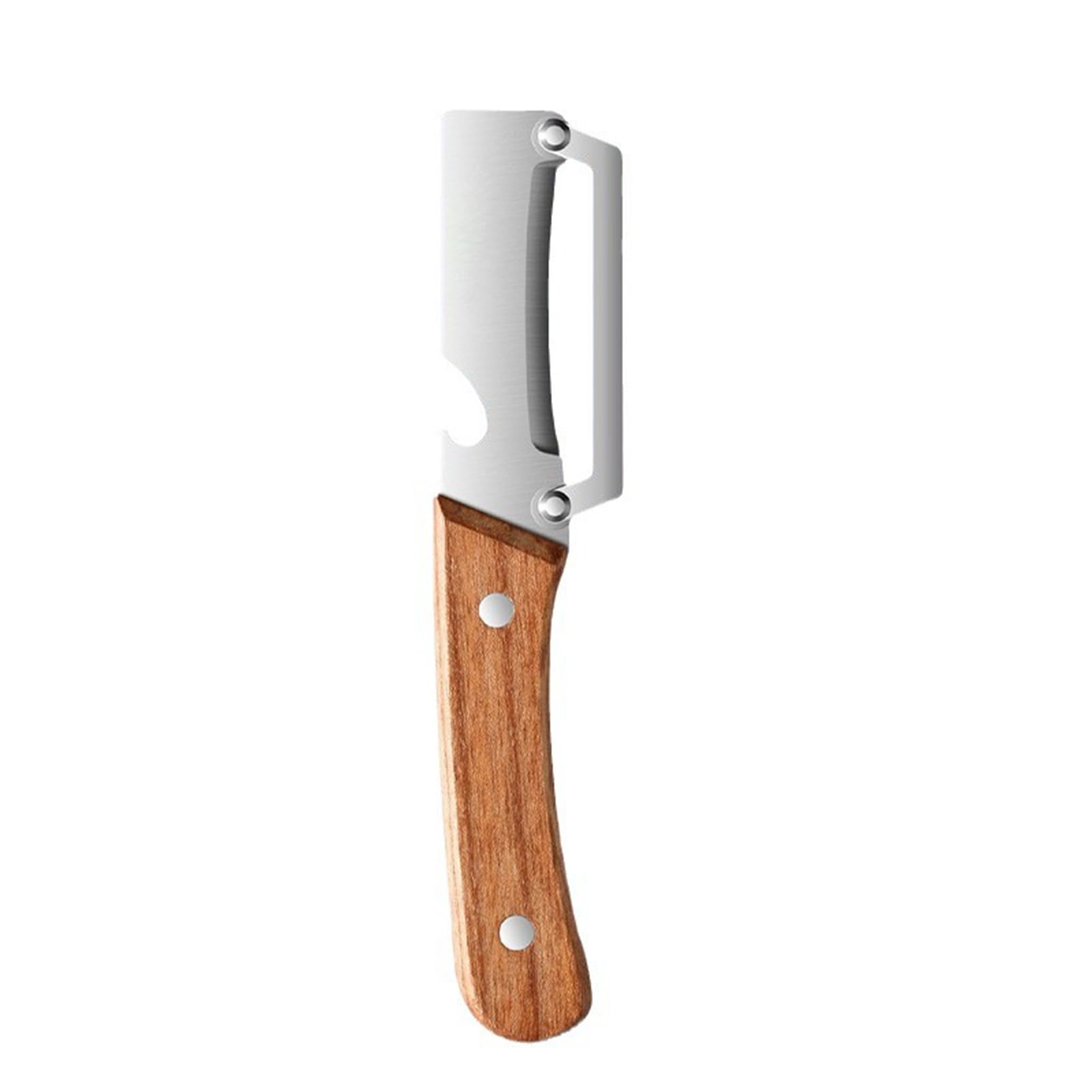 Küchenschäler Aus Edelstahl Mit Griff Und Integriertem Flaschenöffner – 19 X 4 X 2 Cm – Ein Spezielles Küchenutensil Zum Schälen Von Obst Und Gemüse