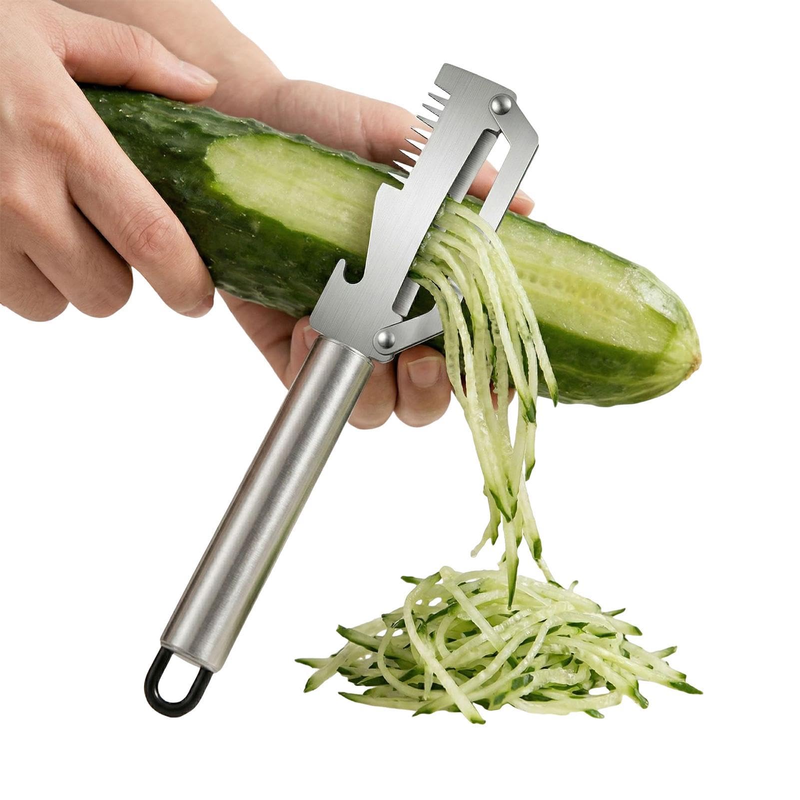 Küchenschäler Und -reibe Mit Integriertem Flaschenöffner – Geeignet Für Gemüse, Obst, Kartoffeln, Karotten Und Kohl.
