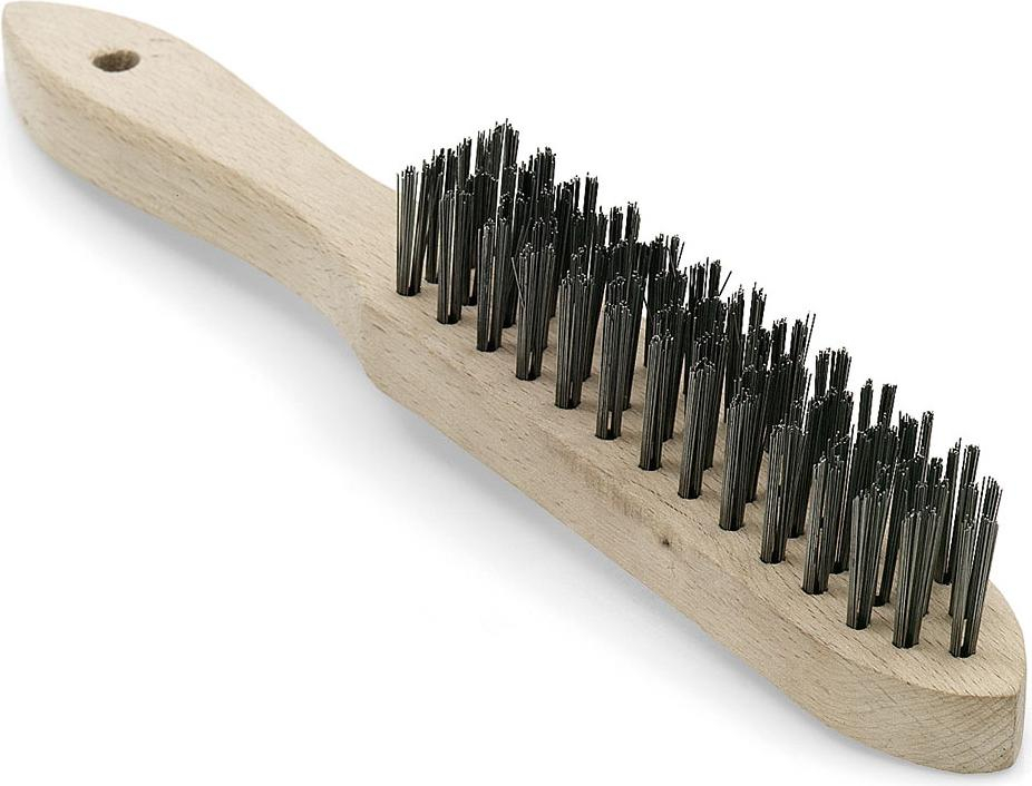 Drahtbürste Nölle Profi Brush Handdrahtbürste Holz Stahlborsten