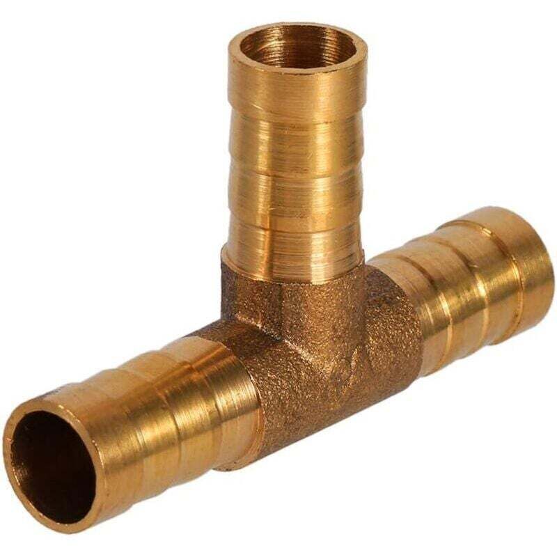 Messing-t-stück Für Kraftstoff- Und Druckluftleitungen – 10 Mm Durchmesser, 3-wege, Profiqualität