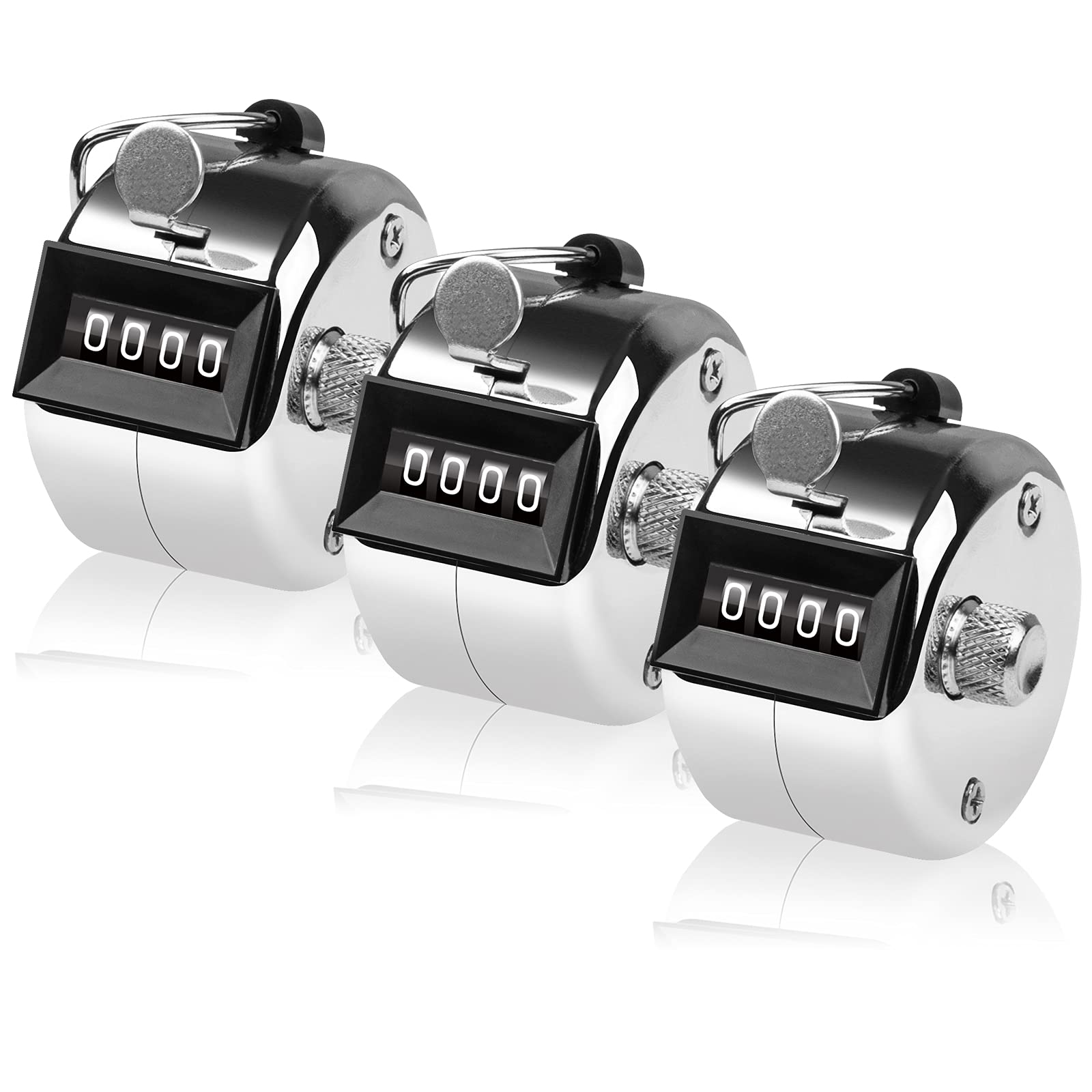 4-stelliger Klickzähler – Manueller Zähler Aus Metall – Clicker Zum Zählen Und Markieren Von Golf