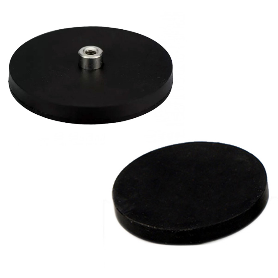 Magnethalterung Mit M4-gewinde Und Gummigehäuse 43 X 6 Mm