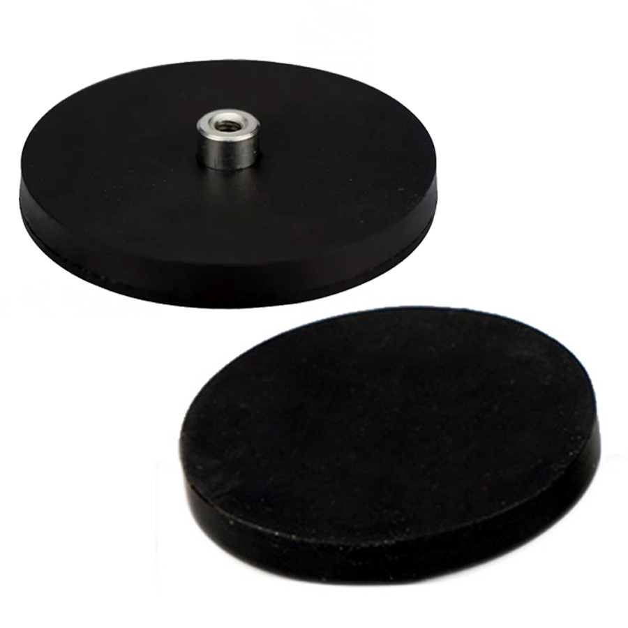 Magnethalter Mit M8-gewinde Und Gummigehäuse (88 X 8,5 Mm)