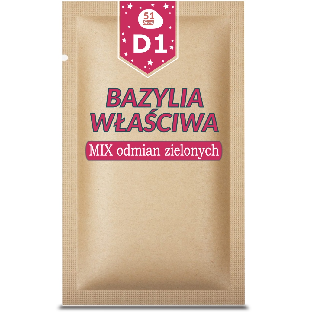 51seed D01 Basilikummischung Aus Grünen Sorten 1g