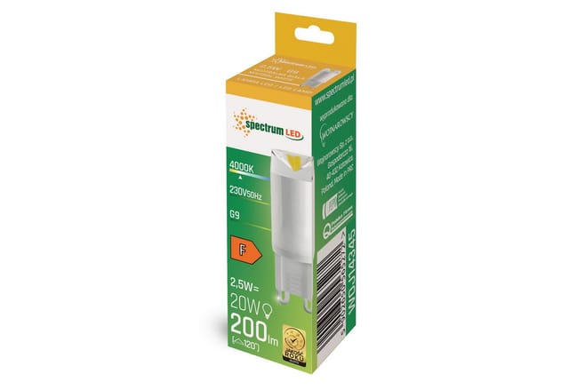 Lampe Spectrum 3w 200lm G9 Led
